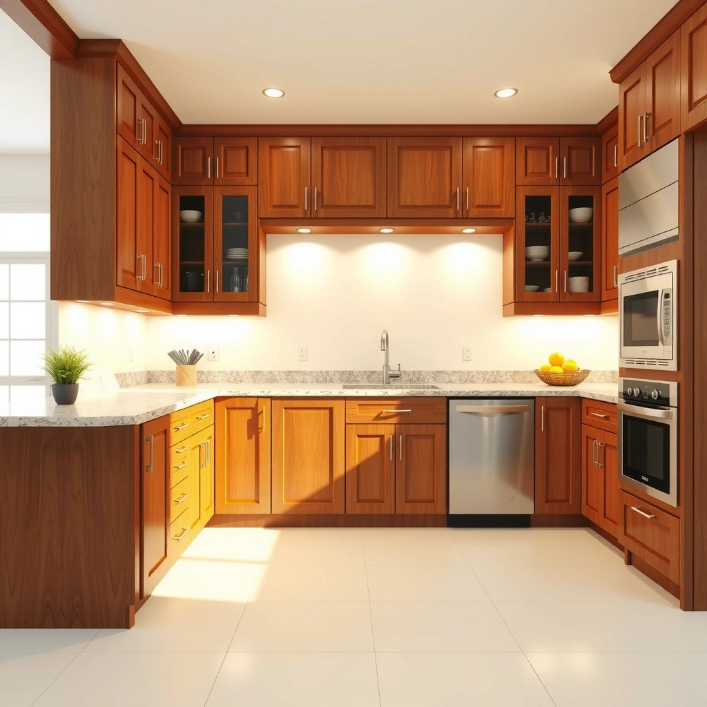Kitchen renovation project featuring custom cabinetry and premium finishes
