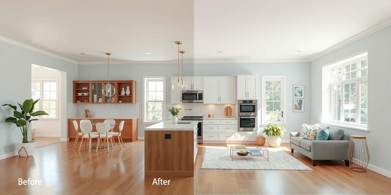 Home renovation and remodeling project