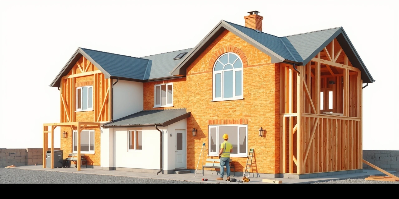 Residential construction building project